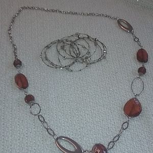 Necklace and bracelet